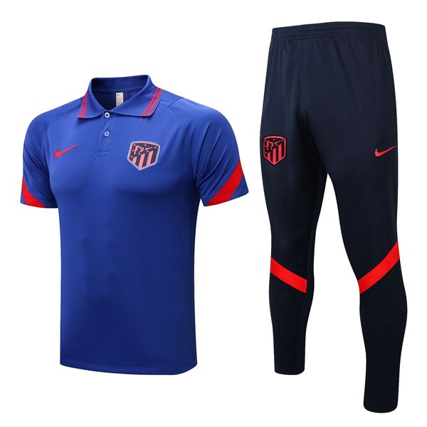 Polo Atletico Madrid Conjunto Completo 2022/23 Azul 1